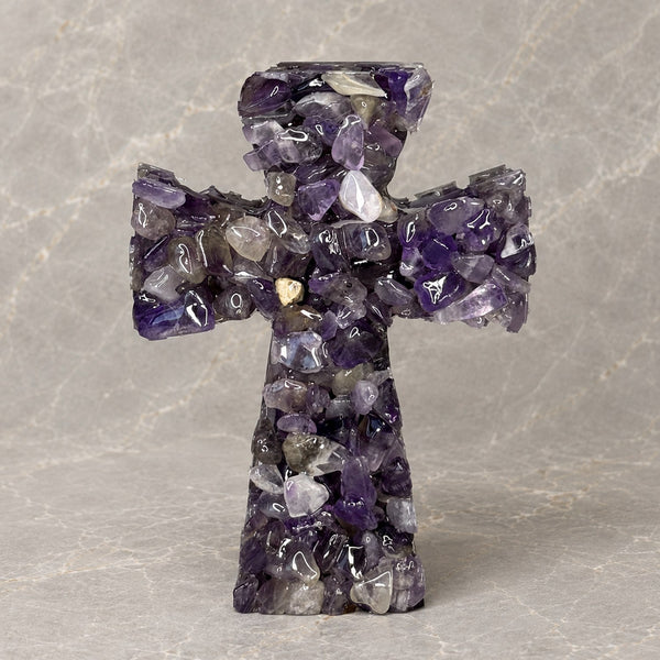 Amethyst Crystal Cross