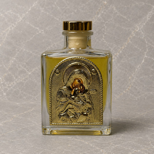 Frankincense Room Diffuser Orthodox Mother Mary and Jesus Icon