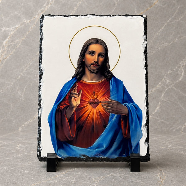Sacred Heart of Jesus Slate Icon