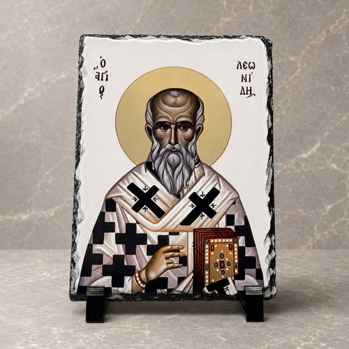Saint Leonidas Slate Icon