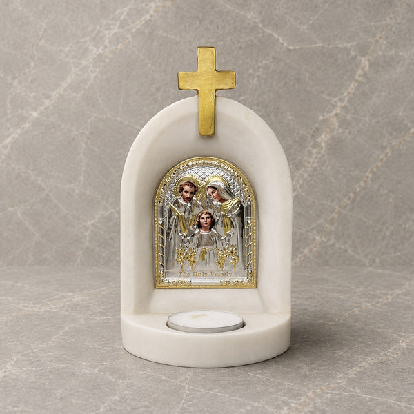 Holy Family Catholic Candle Altar