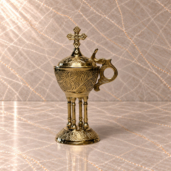 Footed Brass Censer