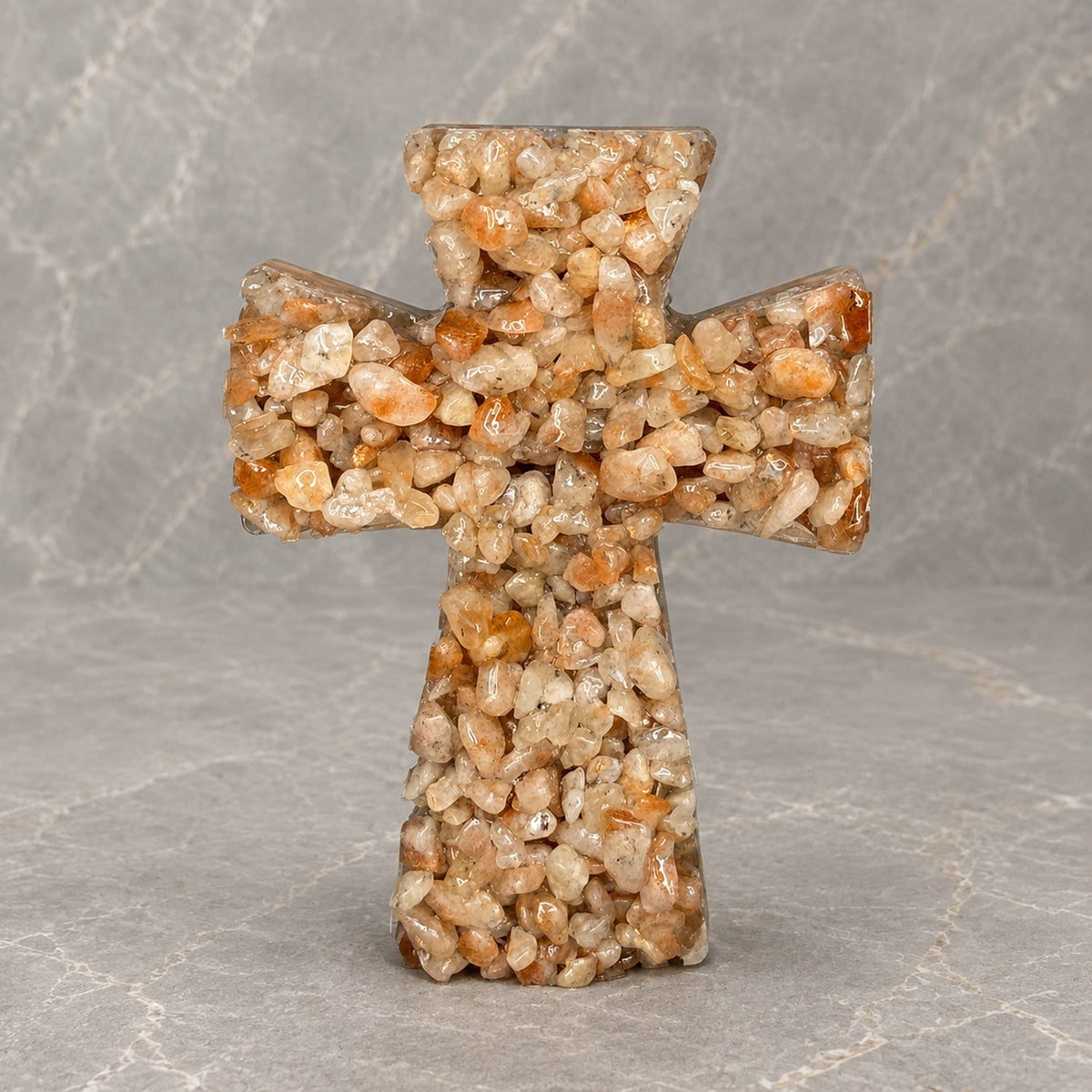 Sunstone Crystal Cross