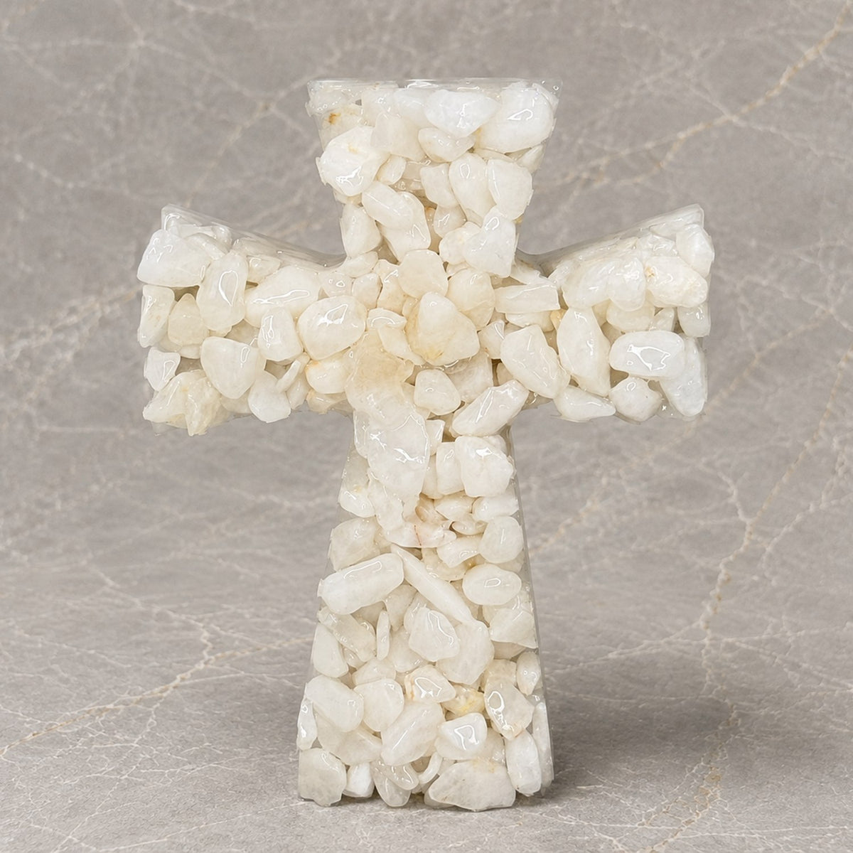 White Quartz Crystal Cross