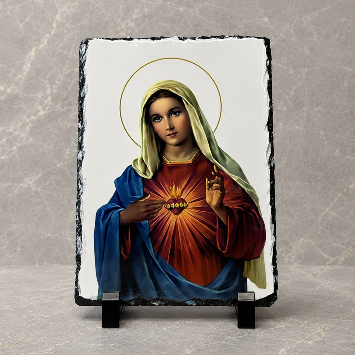 Immaculate Heart of Mary Slate Icon