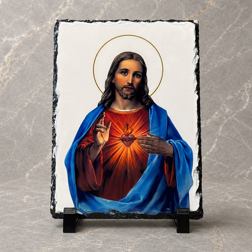 Sacred Heart of Jesus Slate Icon