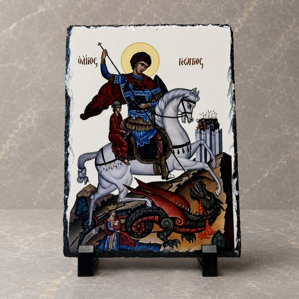 Saint George Slate Icon