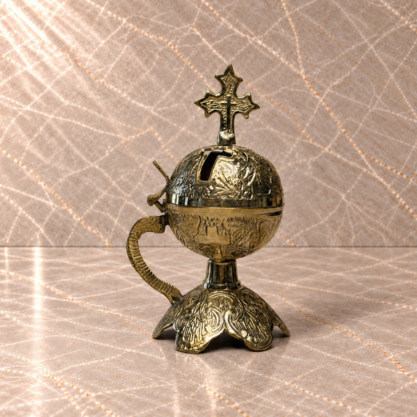 Standing Brass Censer