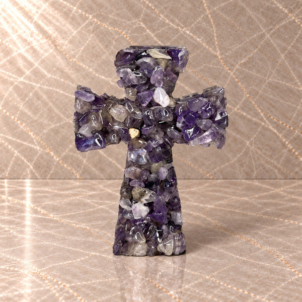 Amethyst Crystal Cross