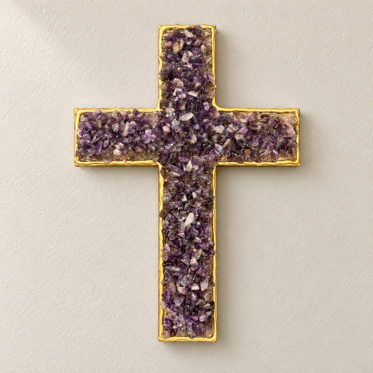 Amethyst Gemstone Cross