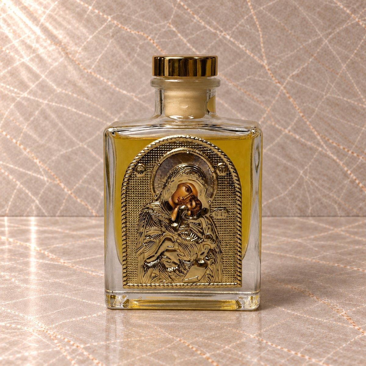 Frankincense Room Diffuser Orthodox Mother Mary and Jesus Icon