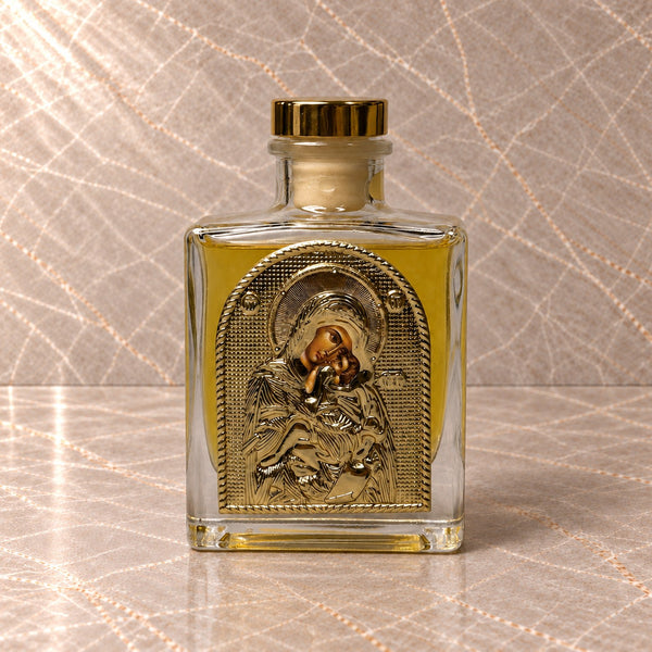 Frankincense Room Diffuser Orthodox Mother Mary and Jesus Icon
