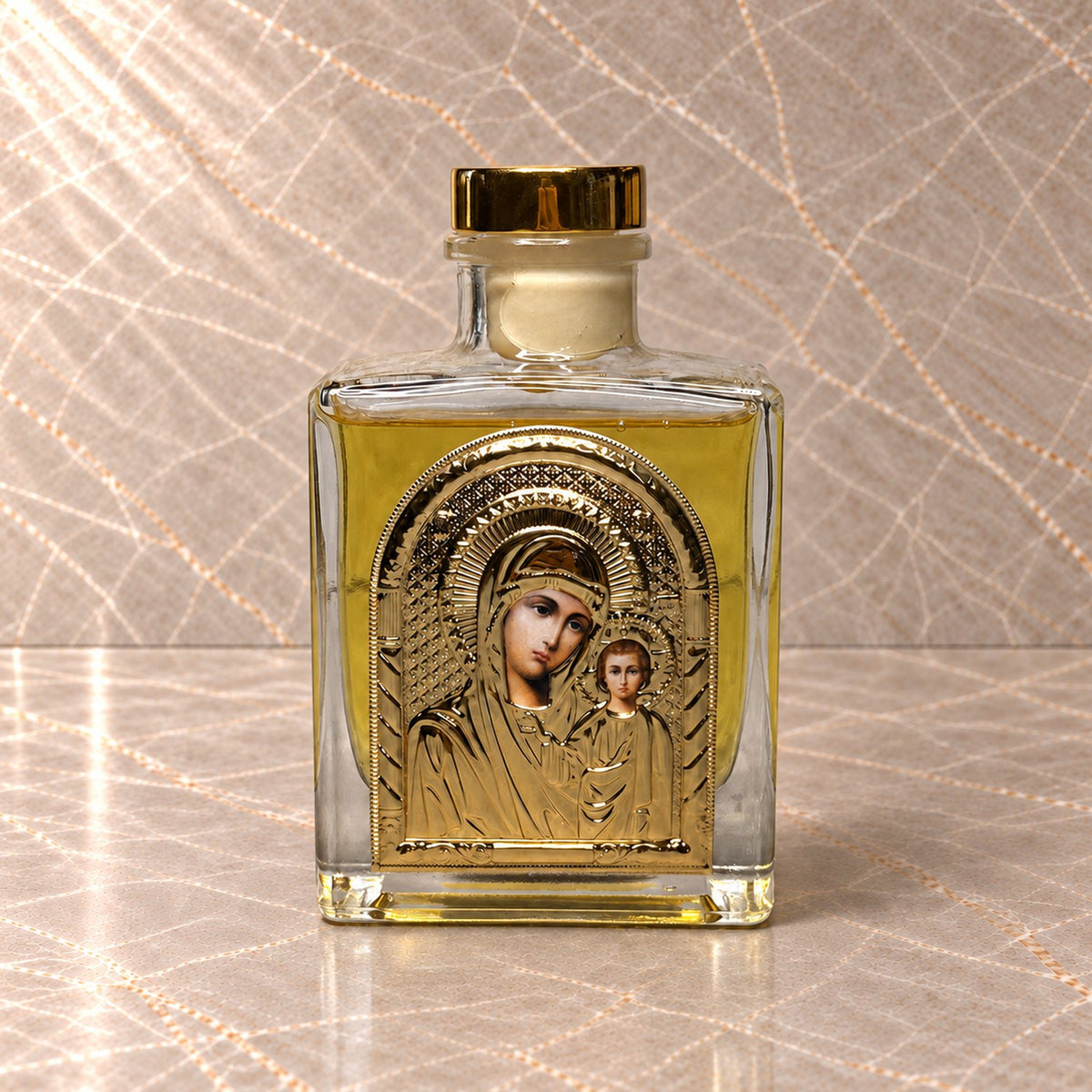 Frankincense Room Diffuser Mother Mary and Jesus Catholic Icon