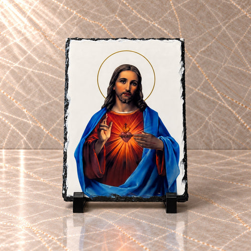 Sacred Heart of Jesus Slate Icon