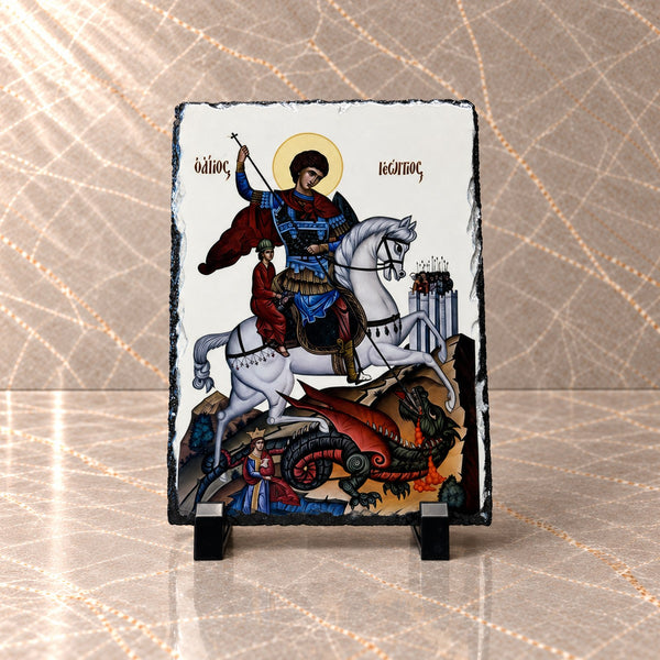 Saint George Slate Icon