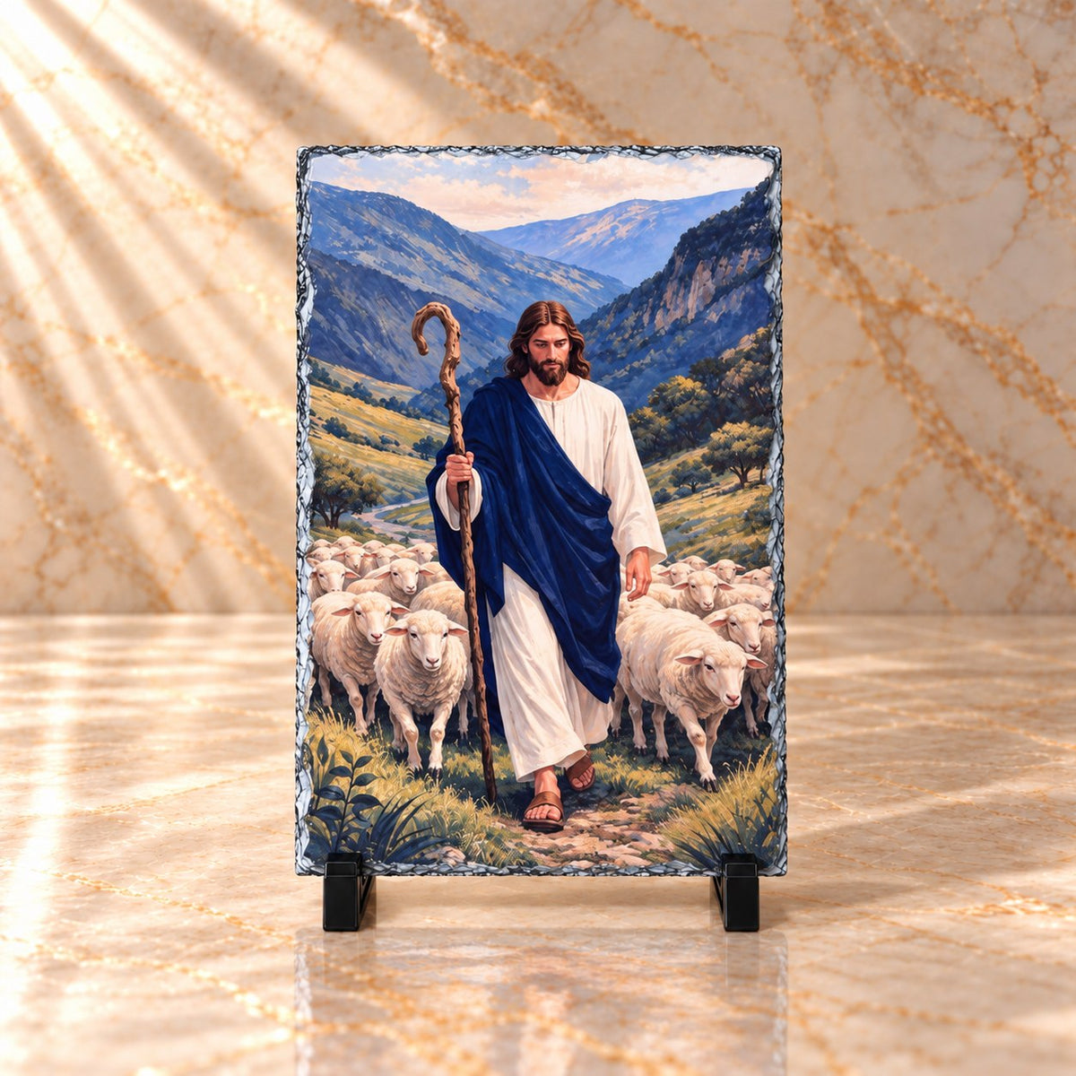 Good Shepherd Slate Plaque