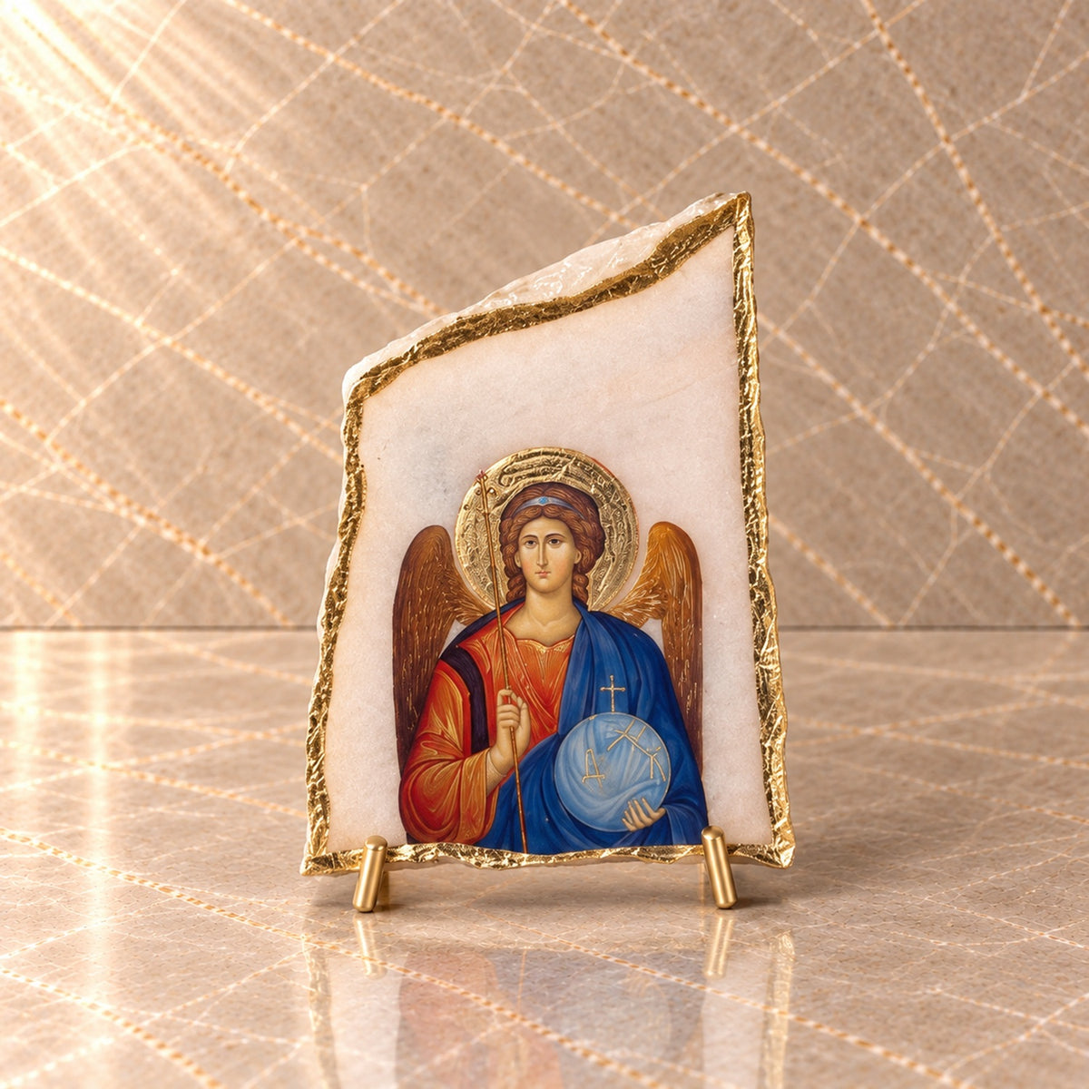 Archangel Michael Small Stone Icon