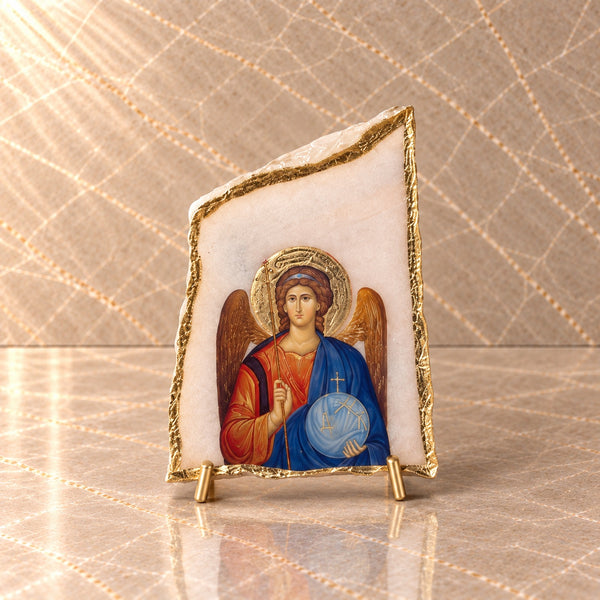 Archangel Michael Small Stone Icon