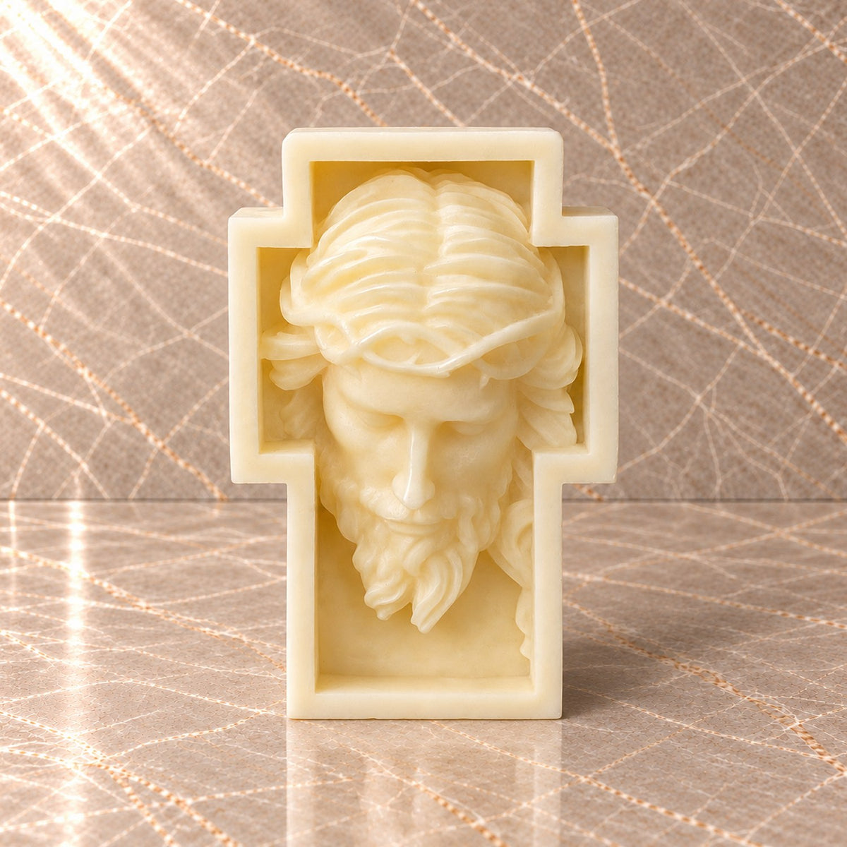 Jesus Crown of Thorns Faith Candle