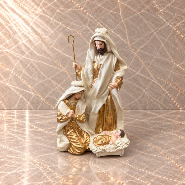 Ivory and Gold Holy Family