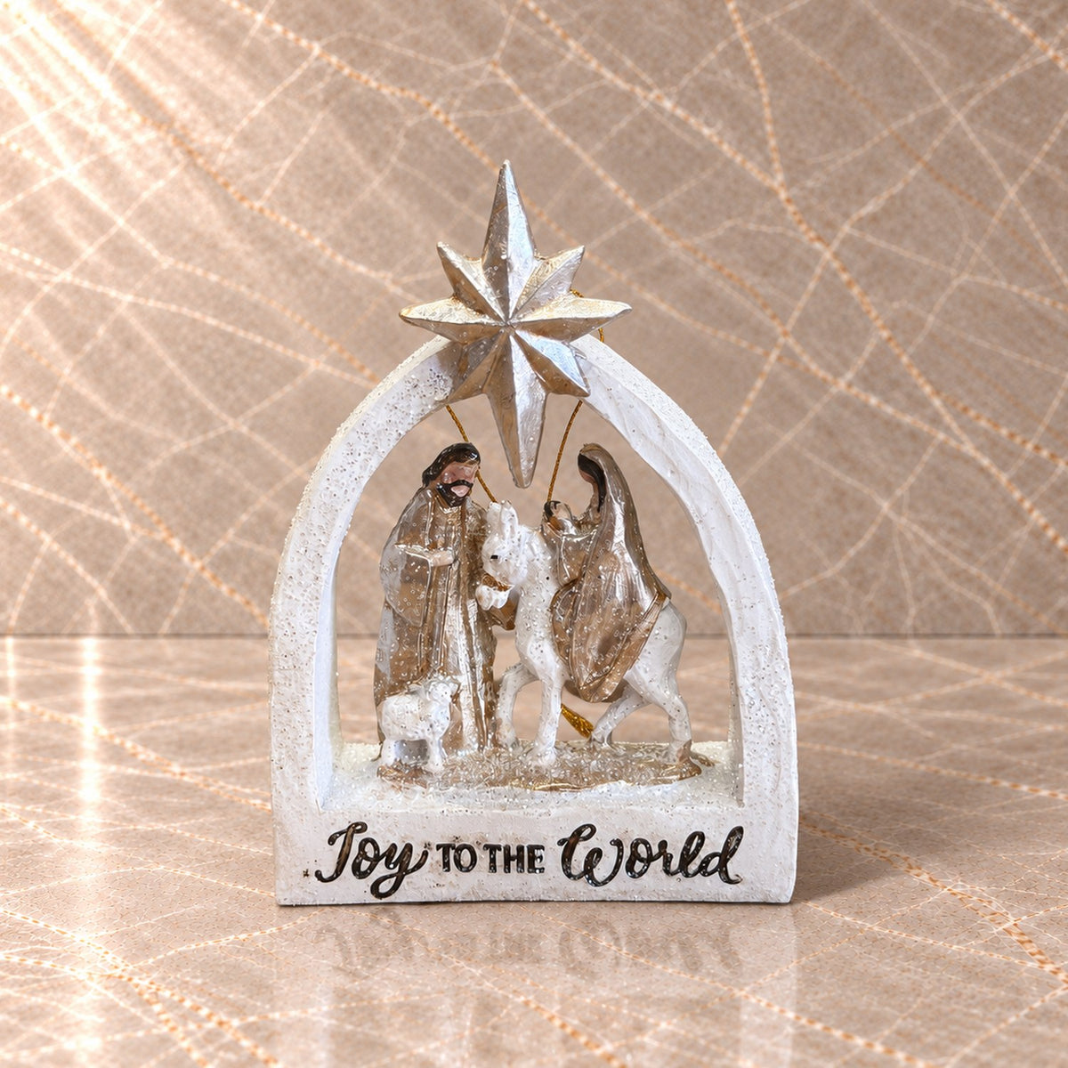 Joy to the World Nativity Hanging Ornament