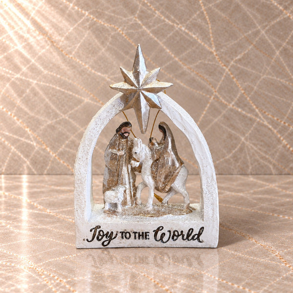 Joy to the World Nativity Hanging Ornament