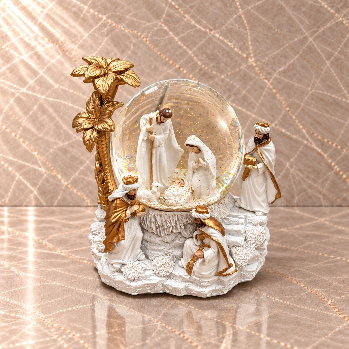 Classic Nativity Snowglobe